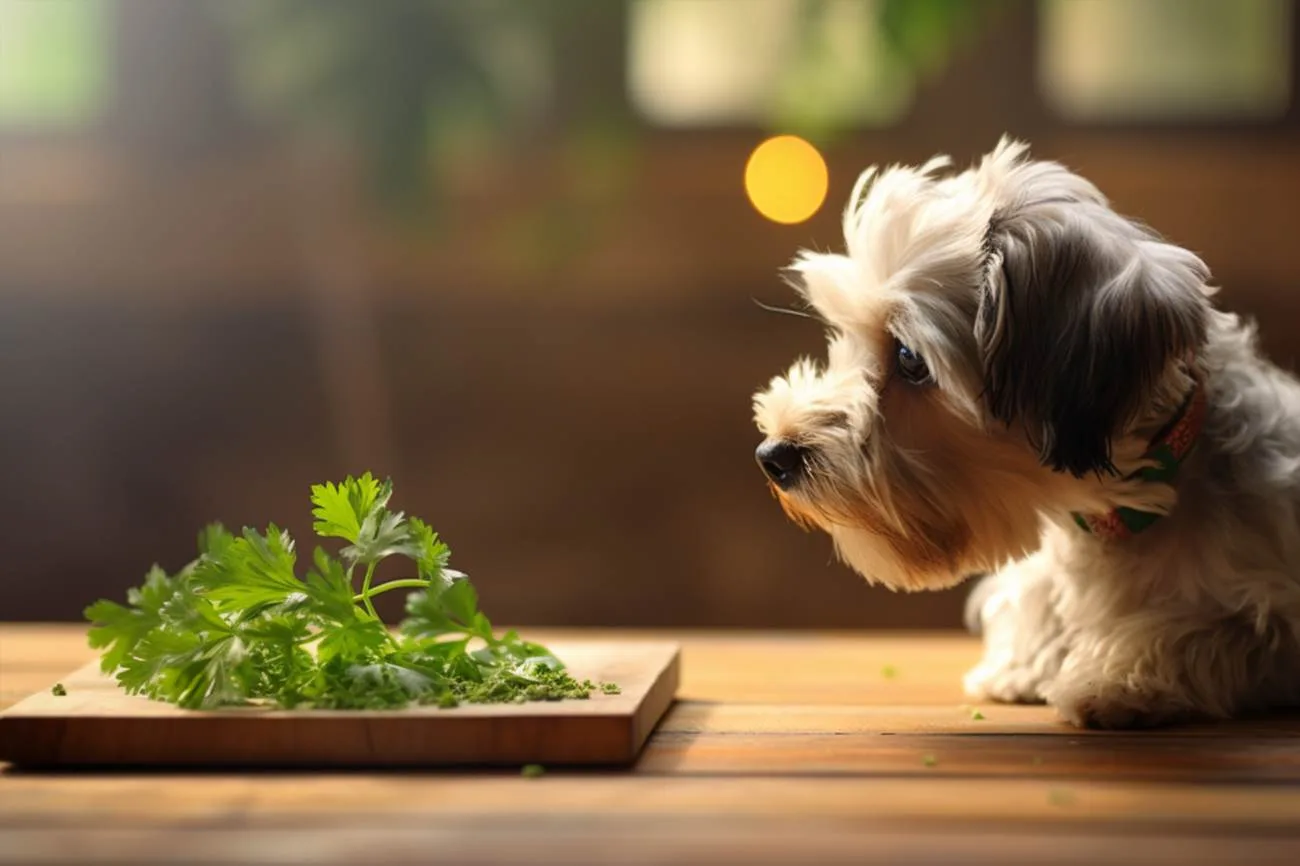 Czy pies może jeść natkę pietruszki?