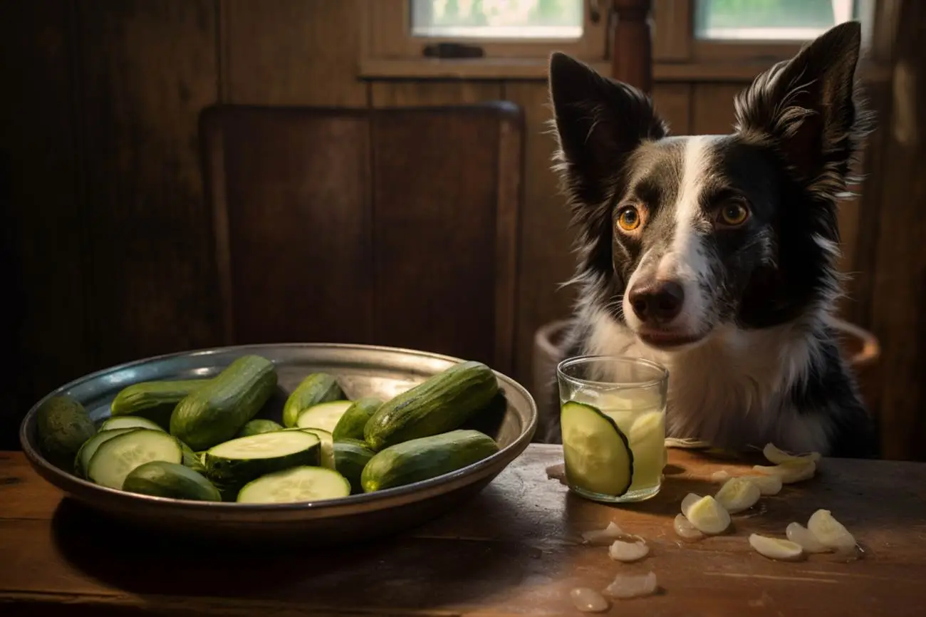 Czy pies może jeść ogórka kiszonego?