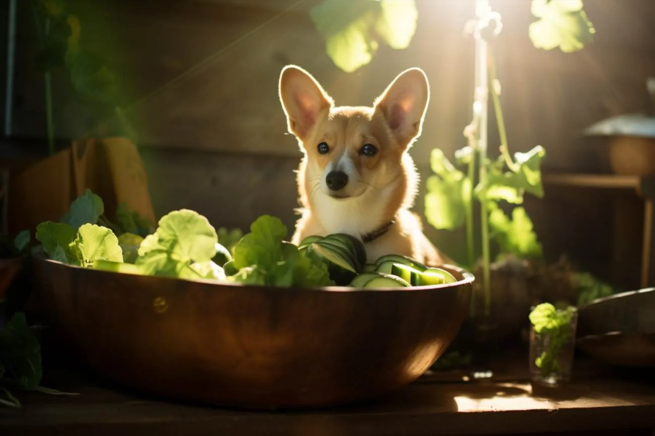 Czy pies może jeść zielonego ogórka?