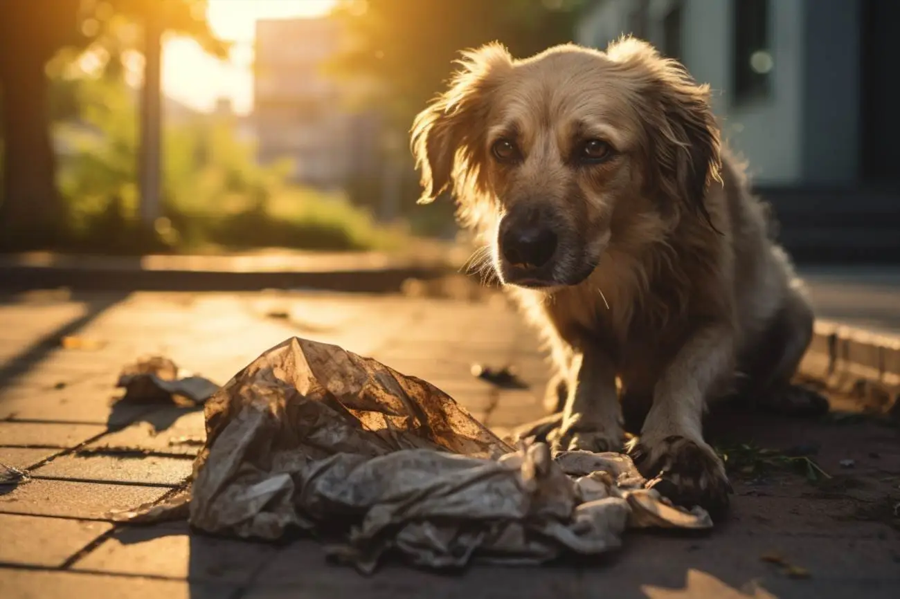 Jak uniknąć niebezpieczeństw związanych z połknięciem przez psa woreczka foliowego?