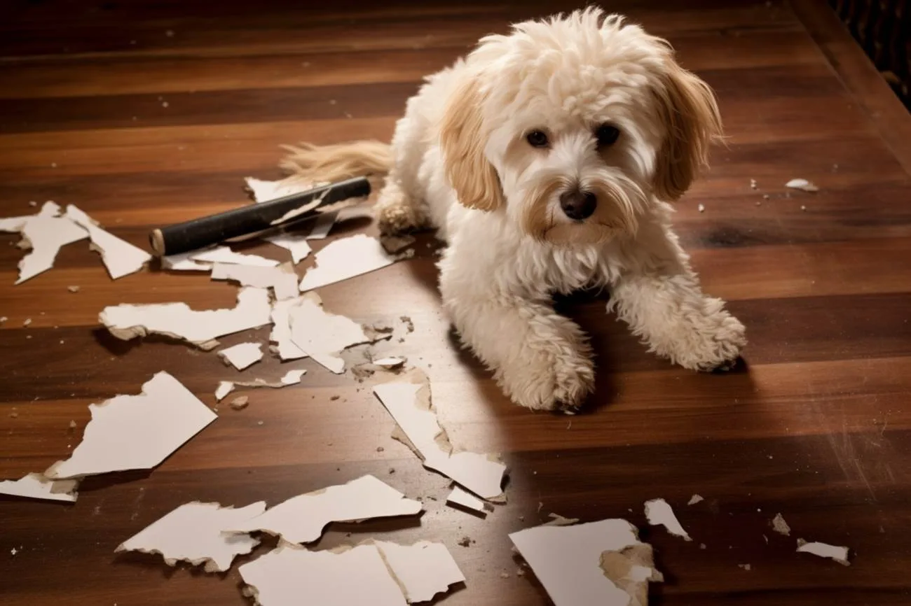 Pies zjadł papier